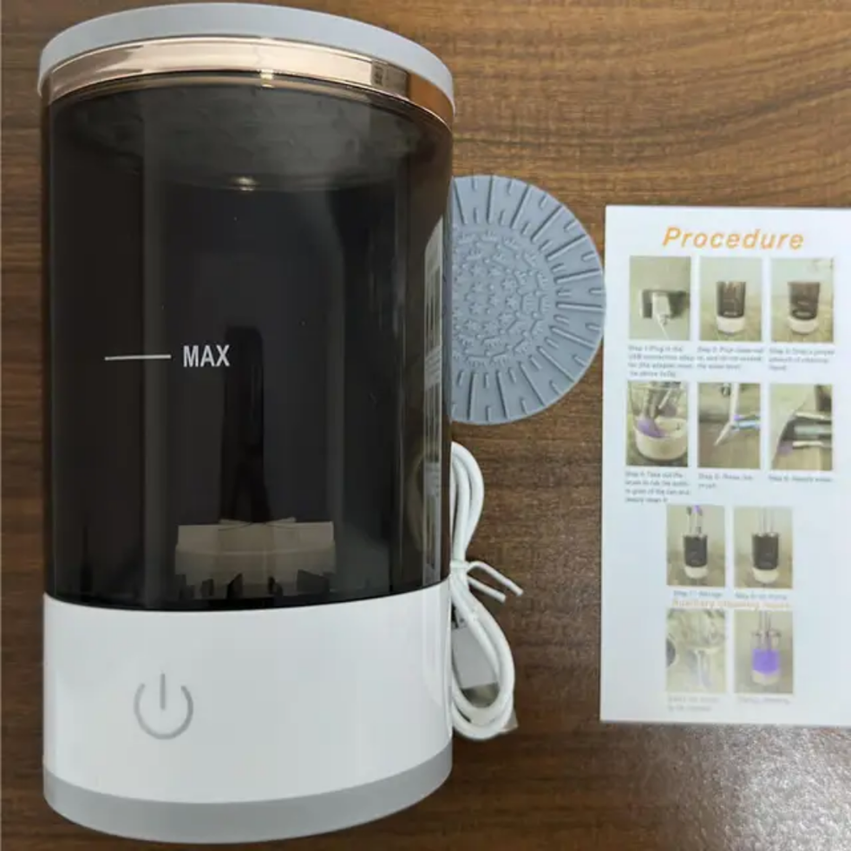 2 in 1 electric makeup brush cleaner machine portable