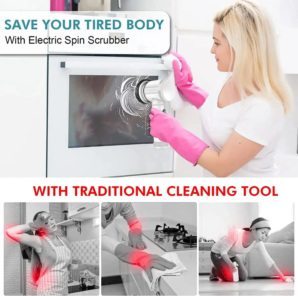 Multi-functional Portable Electric Cleaning Brush
