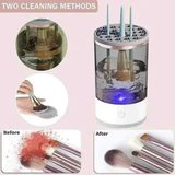 2 in 1 electric makeup brush cleaner machine portable