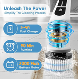 Electric Multi-functional Home Usb Spin Scrubber Brush Cleaner