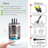 2 in 1 electric makeup brush cleaner machine portable