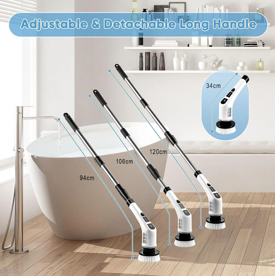 Electric Multi-functional Home Usb Spin Scrubber Brush Cleaner