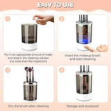 2 in 1 electric makeup brush cleaner machine portable