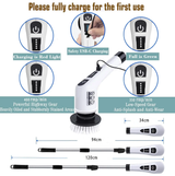 Electric Multi-functional Home Usb Spin Scrubber Brush Cleaner